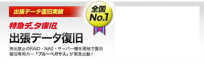 データ復旧無料出張診断サービス